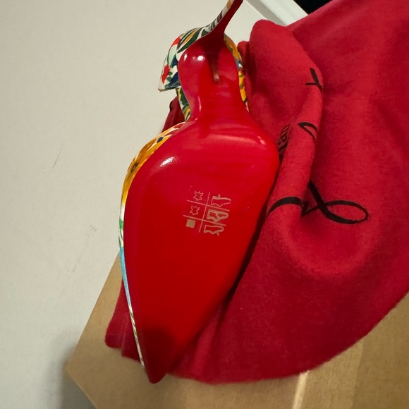 Multi Color Louis Vuitton Red Bottom Heels - Picture 1 of 2